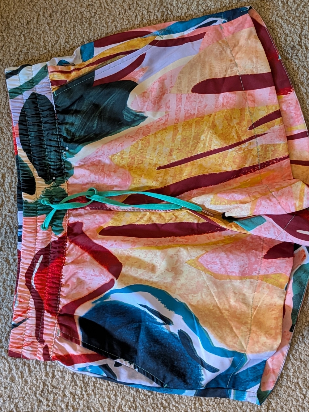 CALIA by Carrie Underwood Multicolor Swim Mini - Pink, Yellow, Teal & Burgundy